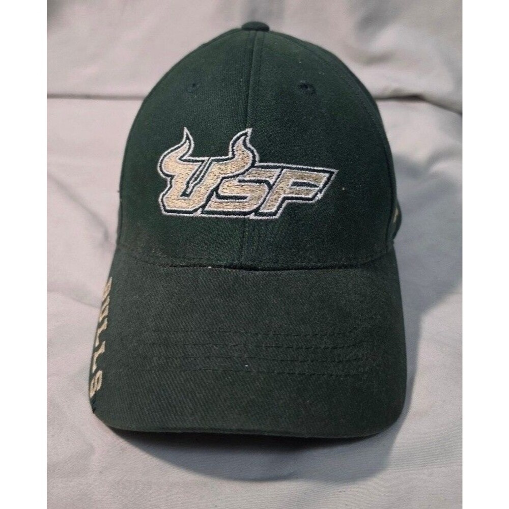Russell Unisex One Size Cap Adjustable USF Bulls Green NCAA Baseball Hat